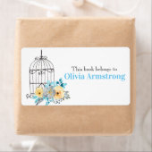Floral Birdcage Personalized Book behoort tot Etiket (Insitu)