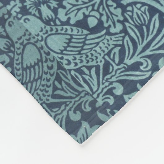 Floral Birds William Morris Brer Rabbit Fleece Deken (Hoek)
