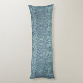 Floral Birds William Morris Brer Rabbit Lichaamskussen (Achterkant (Verticaal))