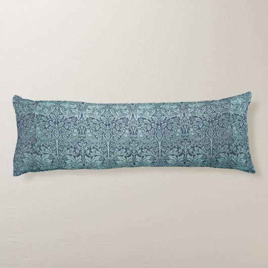  Floral Birds William Morris Brer Rabbit Lichaamskussen (Achterkant)