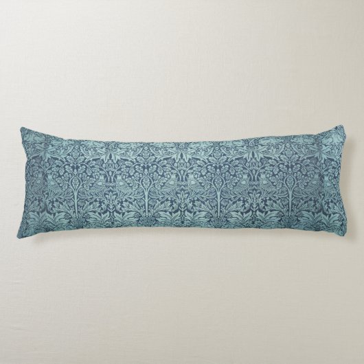 Floral Birds William Morris Brer Rabbit Lichaamskussen (Voorkant)