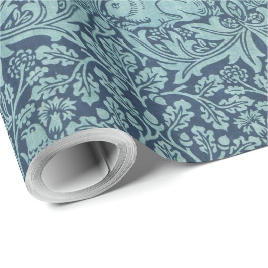  Floral Birds William Morris Brer Rabbit Wr Cadeaupapier (Rol Hoek)