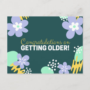 Floral Birthday Briefkaart