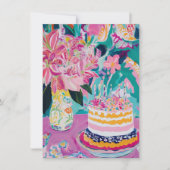 Floral Birthday Card (Voorkant)