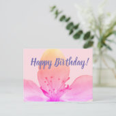 Floral Birthday Card Briefkaart (Staand voorkant)