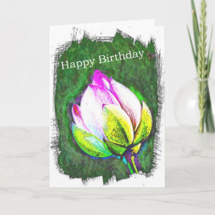 Floral Birthday Card Kaart