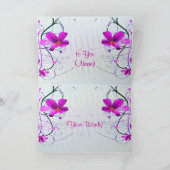 Floral Birthday Card Kaart (Binnen)