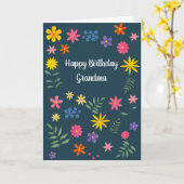 Floral Birthday Card Kaart (Gele Bloem)
