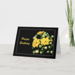 Floral Birthday Card Kaart