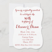 Floral Birthday Celebration Kaart (Achterkant)