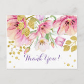 FLORAL, BIRTHDAY DANK JE KAART (Voorkant)