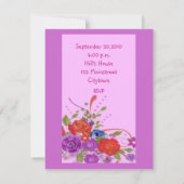 Floral Birthday Kaart (Achterkant)