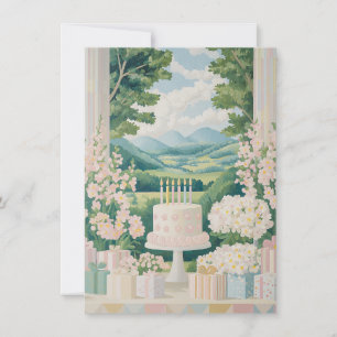 Floral Birthday Kaart