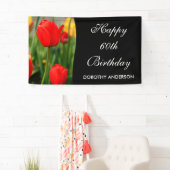 Floral Birthday Party Spandoek (Insitu)