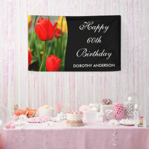 Floral Birthday Party Spandoek