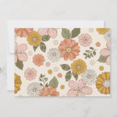 Floral Birthday Uitnodiging | Geestdag van het mei (Achterkant)