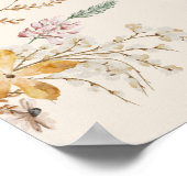 Floral Birthday Welcome Poster (Hoek)