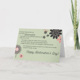 Floral Birthomther's Day Card Kaart