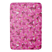 Floral blaast een roze patroon op. badmat (Voorkant Verticaal)