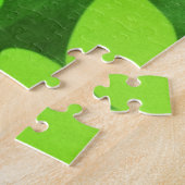 Floral Black Cat Puzzle for Cat Lovers Legpuzzel (Zijkant)