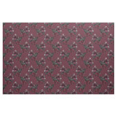 Floral Black Raven op wijn Stof (Fat Quarter)