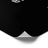 Floral Black Vrijgezellenfeest Brunch Welkom Poster (Hoek)