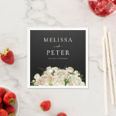Floral Black Wedding Servet (Insitu)