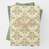 Floral  Blackberry Blossom Morris Pattern Inpakpapier Vel (In situ)