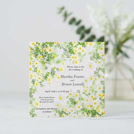 Floral, bladeren en witte dagboeken (Staand voorkant)