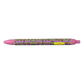 Floral Blauwe Inkt Pen (Voorkant)