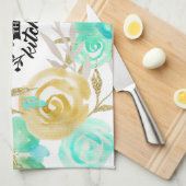 Floral Bless Deze keuken Theedoek (Quarter Fold)