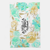 Floral Bless Deze keuken Theedoek (Verticaal)