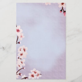 Floral Blessings ~Cherry Blossom~ Stationery Briefpapier