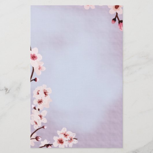 Floral Blessings ~Cherry Blossom~ Stationery Briefpapier (Voorkant)