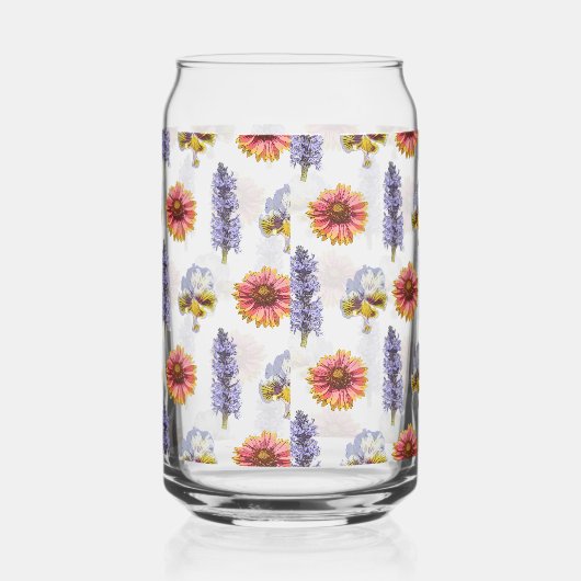 Floral Blikvorm Glas (Rechts)