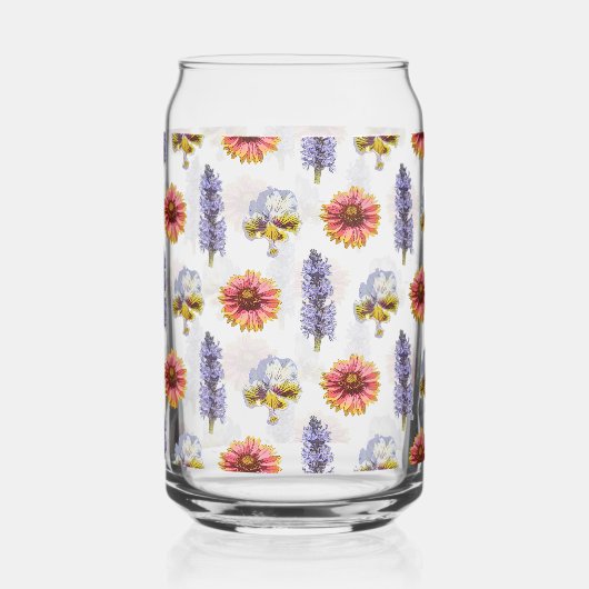Floral Blikvorm Glas (Links)