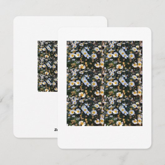 Floral Bliss Kaart (Voorkant / Achterkant)