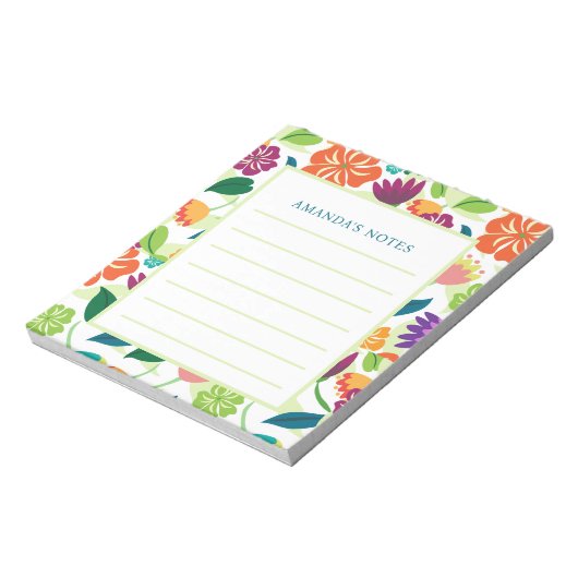 Floral Blocnote (Linkerzijde)