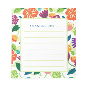Floral Blocnote