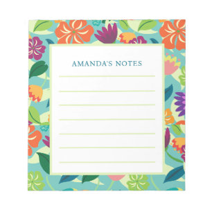 Floral Blocnote