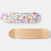Floral bloemenpatroon Girls Skateboard (Horizontaal)