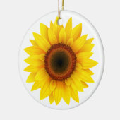 Floral, bloemkool, tuin, Herfst van vrouwen, zonne Keramisch Ornament (Links)