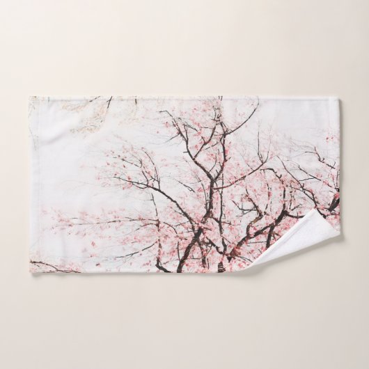 Floral bloesem schilderij #2 bad handdoek (Handdoek)