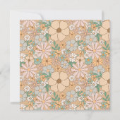 Floral Bloom Bridal Shower Kaart (Achterkant)