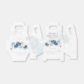 Floral Bloom Dusty Blue Eucalyptus Botanical Bedankdoosjes (Uitgevouwen)