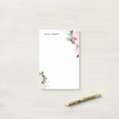 Floral Blooms Post-it® Notes (Op bureau)