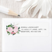 Floral Blooms retouradres label (Insitu)