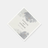 Floral Blooms Waterverf Weddenschap Servet (Hoek)