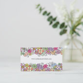 Floral Blossom Elegant Custom Visitekaartje (Staand voorkant)