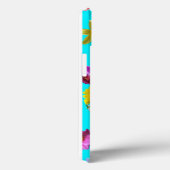 Floral Blue Case (Achterkant / Rechts)